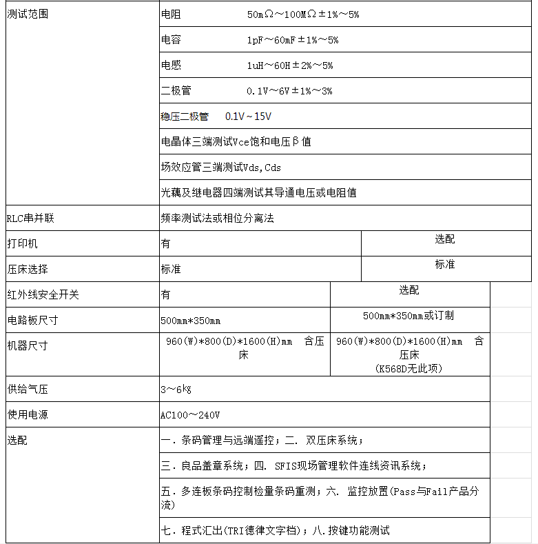 ICT 测试机